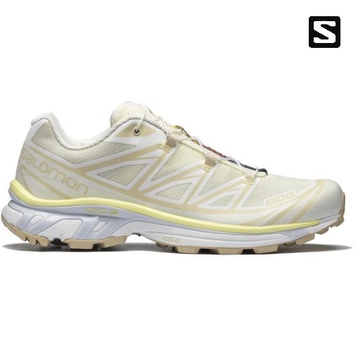 Light Yellow Salomon Xt-6 Men's Sneakers | IE ZH0695